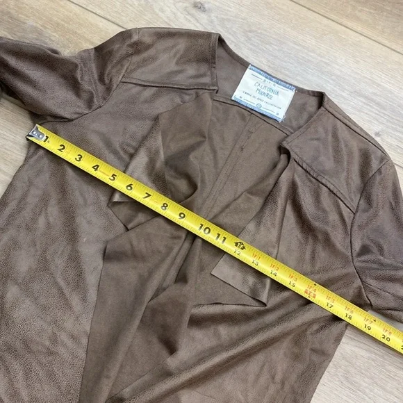 California Moonrise Faux Leather Vegan Cardigan Western - Picture 9 of 11